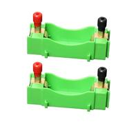 Lot de 2 boîtiers de piles pour expériences d'électricité - Pour enseignement de la physique, étudiant, projet scientifique