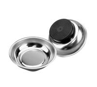 Lot de 2 bols à outils de 7,6 cm, 4, 6 en acier inoxydable, organiseurs de pièces, plateau de vis, plateau pour surfaces métalliques, organisation d'outils à domicile