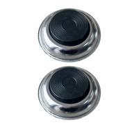 Lot de 2 bols à outils de 7,6 cm, 4, 6 en acier inoxydable, organiseurs de pièces, plateau de vis pour surfaces métalliques, plateau de pièces en acier inoxydable