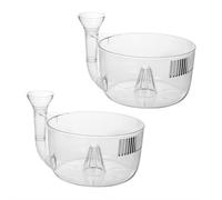 Lot de 2 bols automatiques pour légumes et fruits, panier de rinçage multifonction pour évier de cuisine, appareil de nettoyage de cuisine, égouttoir à fruits