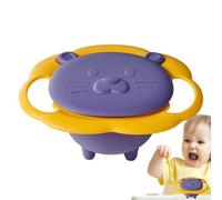 Lot De 2 Bols Rotatifs Gyroscopiques Pour Tout-petits - Bols Divertissants Pour Tout-petits, Bol Sans Déversement, Bol D'entraînement À Rotation À 360 Degrés Pour Enfantss Fle Garçon
