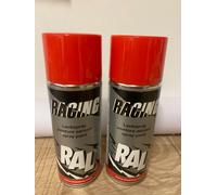 LOT DE 2 BOMBE DE PEINTURE RACING ORANGE SANG RAL 2002 CODE ARTICLE 288115