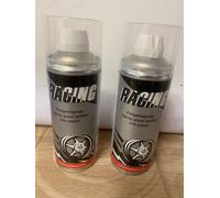LOT DE 2 BOMBE DE PEINTURE RACING VERNIS JANTES TRANSPARENT CODE ARTICLE 288053