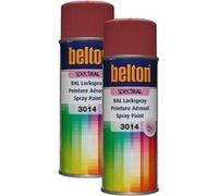 Lot de 2 bombes de peinture Belton Spectral RAL3014 vieux rose 400ml