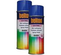 Kwasny 324 206 Belton Spectral Lot de 2 bombes de peinture en spray RAL 5005 Bleu signal brillant 400 ml