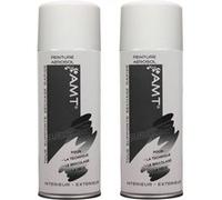 Lot de 2 bombes de peinture - blanc mat - AMT Blanc