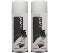 Lot De 2 Bombes De Peinture - Blanc Métallisé - Amt