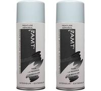Lot de 2 bombes de peinture - bleu banquise - AMT Bleu