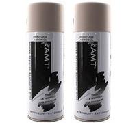 Lot de 2 bombes de peinture - gris clair mat - AMT Gris