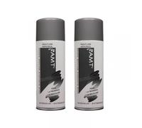 Lot De 2 Bombes De Peinture - Gris Métallisé - Amt