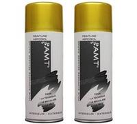 Lot de 2 bombes de peinture - jaune gold - AMT Jaune