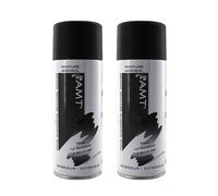 Lot de 2 bombes de peinture - noir mat - AMT