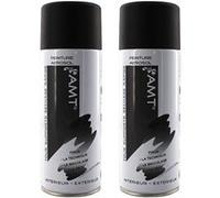 Lot De 2 Bombes De Peinture - Noir Mat - Amt