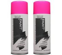 Lot De 2 Bombes De Peinture - Rose Fluo - Amt