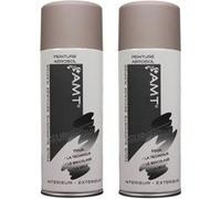 Lot de 2 bombes de peinture - taupe mat - Amt
