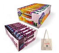 Lot de 2 bonbons Stick Morositas Gusto Réglisse - 24 bâtons + Goût fruits 24stick+ JOYTALY BAG FREE