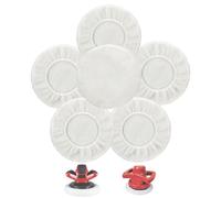 Lot de 2 bonnets de polissage en laine d'agneau compatibles avec les polisseuses de voiture sans fil Einhell Ce-Cb 18/254 Li, compatibles avec Cc-Po 90, pour polisseuses de 220 mm à 250 mm, durables