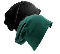 Lot de 2 Bonnets Souples en Coton, Casquettes Chimio pour Femmes et Hommes