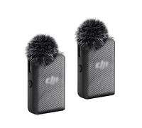 Lot de 2 bonnettes anti-vent pour microphone sans fil DJI MIC - Housse en fourrure