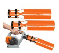 Lot de 2 boosters d'air pour souffleur de feuilles, 2 accessoires cycloniques, amplificateur de flux d'air gaz/électrique/sans fil pour feuille, extension de buse turbo, augmente la vitesse et la
