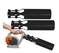 Lot de 2 boosters d'air pour souffleur de feuilles, 2 accessoires cycloniques, amplificateur de flux d'air gaz/électrique/sans fil pour feuille, extension de buse turbo, augmente la vitesse et la