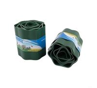 Lot de 2 bordures de pelouse pour aménagement paysager de jardin, clôture en plastique flexible adaptée pour les plantes, fleurs, herbe et séparation de chemin