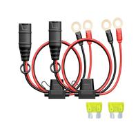 Lot de 2 bornes à œillets pour NOCO GC008 X-Connect M10 (9,5 mm) XL, faisceau de 76,2 cm avec deux fusibles 20 A pour Genius Smart et câble de chargeur de batterie NOCO Smart