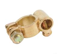 Lot de 2 bornes de batterie à dégagement rapide pour batteries de loisirs 12 V - Construction en laiton massif, haute conductivité, compatible avec voitures, camionnettes