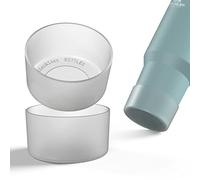 Lot de 2 bottes de protection en silicone pour bouteille d'eau Stanley Quencher Adventure 1200 ml et IceFlow 590 ml, 850,5 g, silicone antidérapant pour gobelet Stanley (transparent et transparent)