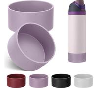 Lot de 2 Bottes en Silicone pour Bouteille d'eau Owala, Manchon de Protection pour Goudre Compatibles avec Owala Freesip 710 ml et 945 ml, Antidérapants et Résistantes aux Rayures (Violet, 710ML)