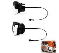 Lot de 2 Bouchon Reservoir Essence et Huile pour Stihl Tronçonneuse | pour MS171 MS181 MS192 MS193 MS200 MS230 MS231 MS240 MS241 MS250 MS251 MS260 MS340 MS360 Bouchons Tronçonneuse Remplacement
