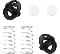 Lot de 2 bouchons à ressort pour panier d'infusion de cafetière | Convient aux modèles goutte à goutte de 4 à 12 tasses | Pour une installation facile en plastique et composant à ressort | 2 ensembles