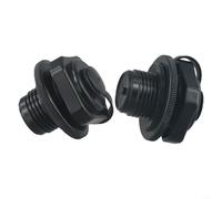 Lot de 2 bouchons à vis de gonflage de 4,2 cm compatibles avec Aruba Bahamas pour Baja Barbade Cancun Ibiza New York Palma Paris pour modèles gonflables Rio Riviera