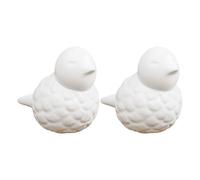 Lot de 2 bouchons à vis décoratifs pour toilettes - Motif oiseau - Installation facile - Idéal pour salle de bain, cuisine, douche, évier, carrelage, baignoire, poêle d'angle au sol, hôtel, etc