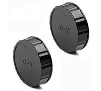 Lot de 2 bouchons arrière compatibles avec l'objectif YASHICA CY C/Y REAR CAP LENS d'Italie