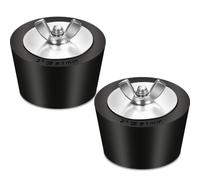 Lot de 2 Bouchons d’Hivernage Piscine 2" à 2,5", Bouchons Expansibles en Caoutchouc avec Boulon INOX pour Skimmer et Refoulement(1.6 to 2 inch)