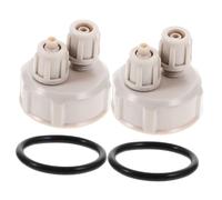 Lot de 2 bouchons de bouteille de CO2 pour aquarium - Diffuseur d'air facile à utiliser pour aquarium