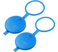 Lot de 2 bouchons de bouteille de rechange en plastique pour lave-glace automobile 53mm couvercle de bouteille de liquide de nettoyage d'essuie-glace