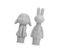 Lot de 2 bouchons de bouteille de vin en silicone pour garder le vin rouge frais à la maison ou lors de fêtes