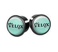 Lot de 2 bouchons de cintre vélo route Velox Doming Bianchi Vert