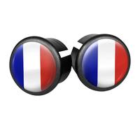 Lot de 2 bouchons de cintre vélo route Velox Doming France Blanc