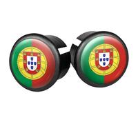 Lot de 2 bouchons de cintre vélo route Velox Doming Portugal Vert