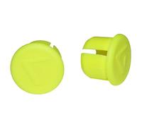Lot de 2 bouchons de cintre vélo route Velox Jaune
