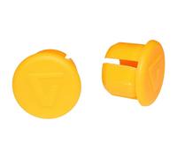 Lot de 2 bouchons de cintre vélo route Velox Orange