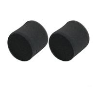 Lot de 2 bouchons de haut-parleur en mousse pour réduction de la résonance des basses, 72 mm de diamètre x 60 mm de hauteur, amélioration du son (72 x 60 mm)