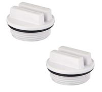 Lot de 2 bouchons de ligne de retour de piscine pour Hayward SP1022C MIP 3,8 cm avec joint torique en plastique raccord sous vide pour dommages causés par le gel et le béton