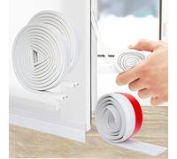 Lot de 2 bouchons de porte et décapant les intempéries pour portes/fenêtres - Joint de porte (3 m x 4) pour cadre - Insonorisation et imperméabilisation - 99,1 cm - Joint de porte (1 m) - Poussière