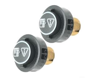 Lot de 2 bouchons de remplissage de soupape de sécurité en laiton 45901050, pour nettoyeur vapeur Karcher SC4 SC5, chaudière haute pression avec joint torique, accessoire de rechange en métal