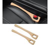 Lot de 2 Bouchons de Remplissage d'espace pour sièges Auto Fiat Stilo Croma Bravo Palio Uno Tipo, Bouchons d'espace latéraux Noirs (Beige)