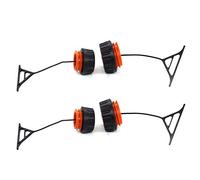 Lot de 2 bouchons de réservoir à essence et couvercle d'huile pour Stihl 009 010 011 012 020 020T 021 023 024 025 026 028 029 034 036 038 066 044 048 MS660 000 350 0510, 0000 350 0520